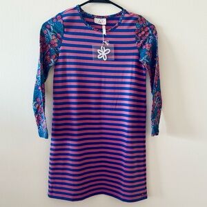 Matilda Jane 435 Blitzen’s Ball Choose Your Path Striped Floral Dress Size 8